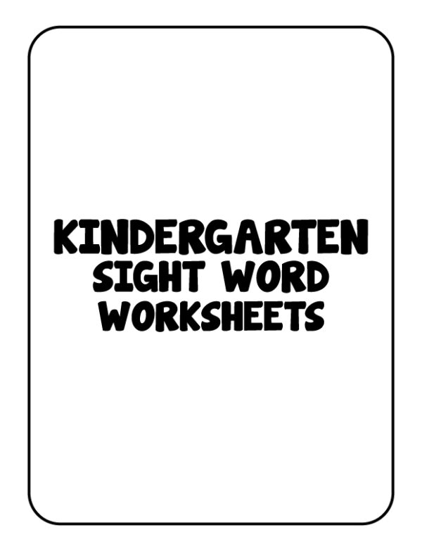 3rd Grade Sight Word Practice Worksheets