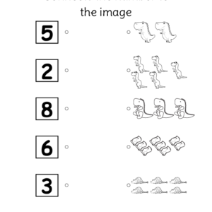 Connects The Number to the Image